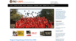 Desktop Screenshot of p3g.unm.ac.id